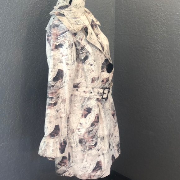 Pura Vida Victorian Trench Coat Snake skin Print - Picture 3 of 8